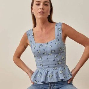 FOR TRADE DO NOT BUY Reformation Jessy Linen top size 8